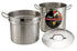 Winco Cooking Equipment Set Winco SSDB-16S 16 Quart Stainless Steel Steamer and Pasta Cooker Induction Ready | Denson CFE