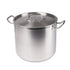 Winco Cookware Set Winco SST-20 Stainless Steel 20 Quart Premium Induction Ready Stock Pot with Cover