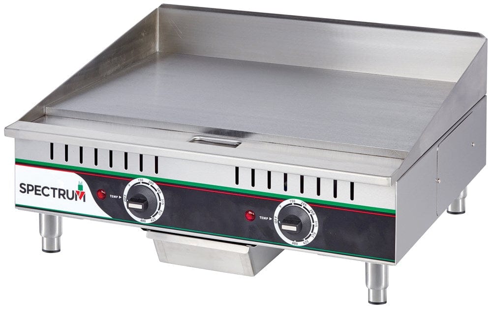 Winco Countertop Equipment Set Winco EGD-24M Spectrum Electric Countertop Griddle 24 Inch for Perfect Grilling | Denson CFE