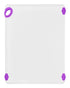 Winco Cutting Boards Each / Purple Winco CBN-1824PP Allergen Free STATIKBOARD Cutting Board with Hook 18 x 24 x 1/2 Purple | Denson CFE