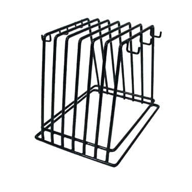 Winco Cutting Boards Each Winco CB-6K Cutting Board Rack Six Slot Vinyl Coated Storage Solution | Denson CFE