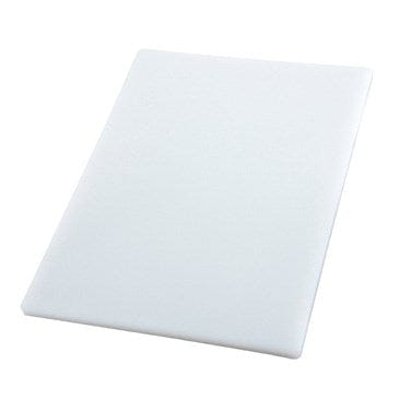 Winco Cutting Boards Each Winco CBH-1218 Premium BPA Free White Cutting Board 12 Inch x 18 Inch x 3/4 Inch Thick | Denson CFE