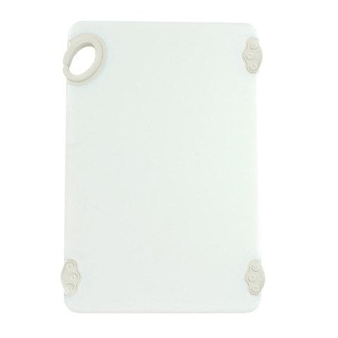 Winco Cutting Boards Each Winco CBN-1218WT Statikboard Cutting Board 12x18x1/2 Inches White BPA Free Dishwasher Safe | Denson CFE