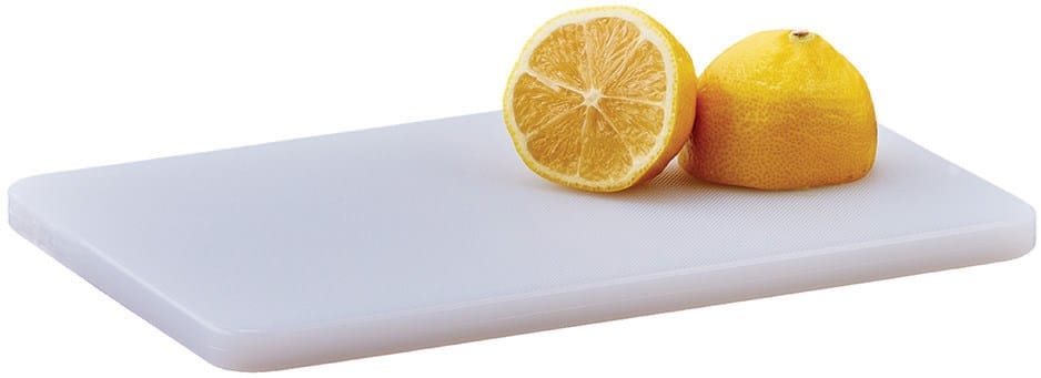 Winco Cutting Boards Each Winco CBWT-610 Cutting Board 10 Inch by 6 Inch Rectangular BPA Free White | Denson CFE