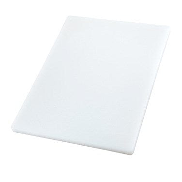 Winco Cutting Boards Each Winco CBXH-1218 12" x 18" x 1" White Plastic Cutting Board