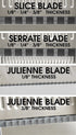 Winco Dice, Slice, Shred Set Winco MDL-4P Mandoline Slicer Set with Plastic Handle Guard and Built-in Blades | Denson CFE