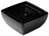 Winco Dinnerware Case / Melamine / Black Winco WDM009-304 Ardesia Linza Break-Resistant Black Melamine Square Bowl 1-3/4 Quart 7-1/2 Inch | Denson CFE