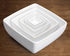 Winco Dinnerware Case / Melamine / White Winco WDM009-201 Ardesia Linza 2.5 Inch Melamine Square Mini Bowl White Set of 48 | Denson CFE