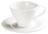 Winco Dinnerware Case / Porcelain / White Winco WDP004-215 Ardesia Ocea Creamy White Porcelain Oval Saucer 6-1/4 x 5-1/2 | Denson CFE