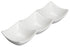 Winco Dinnerware Case / Porcelain / White Winco WDP017-104 Loures Durable White Three Compartment Porcelain Bowl 8.75 Inches | Denson CFE