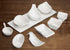 Winco Dinnerware Case / Porcelain / White Winco WDP021-109 Mescalore Bright White 3 Compartment Tray | Denson CFE