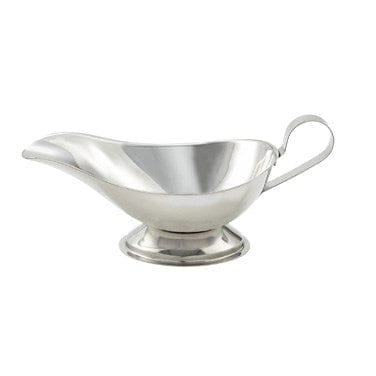 Winco Dinnerware Each Winco GBS-5 Stainless Steel 5 Ounce Gravy Boat with Handle | Denson CFE