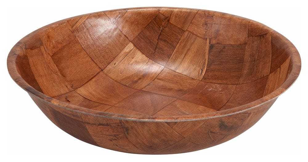 Winco Dinnerware Each / Wood Winco WWB-12 Handcrafted 12 Inch Wooden Salad Bowl | Denson CFE
