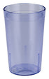 Winco Drinkware Dozen / Blue Winco PTP-08B Blue Pebbled Plastic Tumblers 12-Pack 8 Ounce | Denson CFE