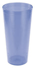 Winco Drinkware Dozen / Blue Winco PTP-24B Blue Pebbled Plastic Tumbler 24 Ounce 12-Pack | Denson CFE