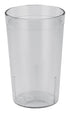 Winco Drinkware Dozen Winco PTP-12C 12 Ounce Clear Pebbled Plastic Tumbler Pack of 12 | Denson CFE