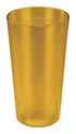 Winco Drinkware Dozen Winco PTP-16A Amber Pebbled Plastic Tumbler 16 Ounce 12-Pack | Denson CFE