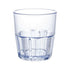 Winco Drinkware Dozen Winco PTSN12 12 Ounce Blue Ribbed SAN Havana Tumbler Pack of 12 | Denson CFE