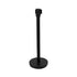 Winco Essentials Each / Black Winco CGS-38K 34 Inch Black Stanchion Post with 6.5 Foot Retractable Belt for Crowd Control | Denson CFE