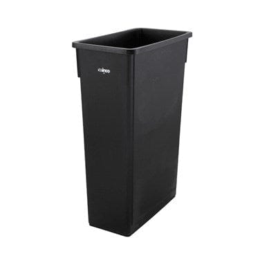 Winco Essentials Each / Black Winco PTC-23K Slender 23 Gallon Black Trash Can for Efficient Space Management | Denson CFE