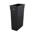 Winco Essentials Each / Black Winco PTC-23K Slender 23 Gallon Black Trash Can for Efficient Space Management | Denson CFE