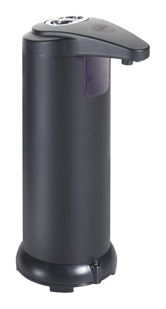 Winco Essentials Each / Black Winco SDT-8K Touchless Countertop Hand Sanitizer Dispenser in Black 8oz | Denson CFE