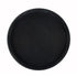 Winco Essentials Each / Black Winco TRH-14K 14 Inch Easy Hold Rubber Lined Round Tray Black | Denson CFE