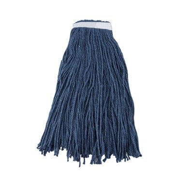 Winco Essentials Each / Blue Winco MOP-32C Wet Mop Head 32oz Blue Yarn Cut End 4-Ply Poly Cotton Blend | Denson CFE