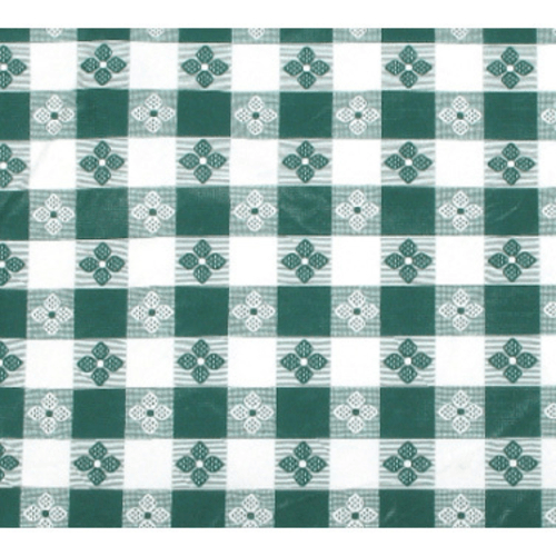 Winco Essentials Each / Green Winco TBCS-52G Green Checkerboard Table Cloth 52 inch x 52 inch | Denson CFE