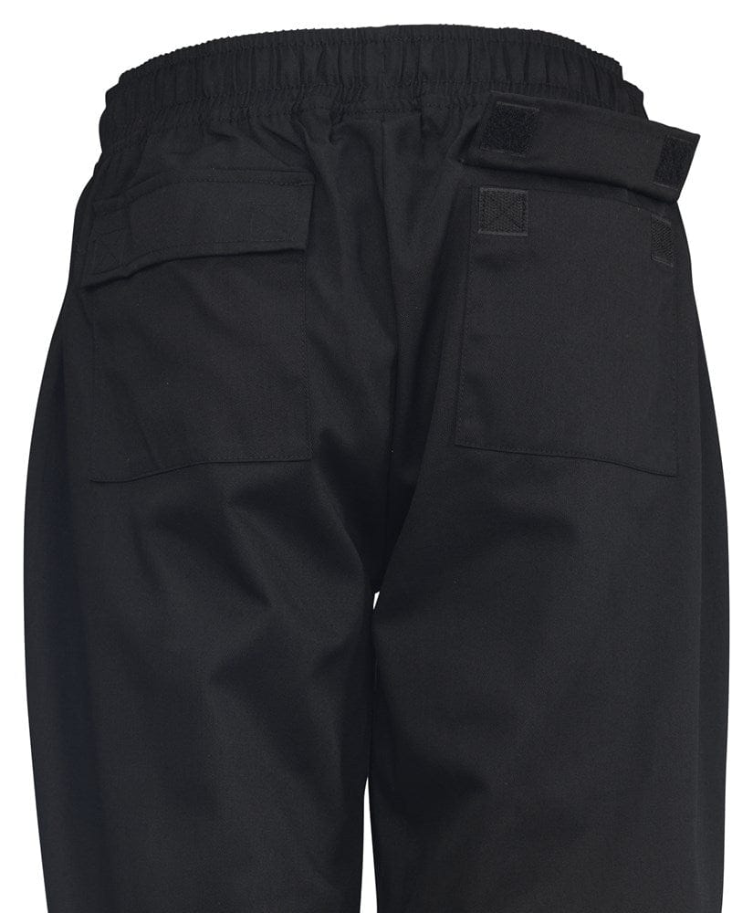 Winco Essentials Each / Medium / Black Winco UNF-8KM SignatureChef Women's Drawstring Chef Pants in Black Medium | Denson CFE