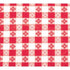 Winco Essentials Each / Red Winco TBCO-70R Red Checkered Vinyl Tablecloth 70 x 52 | Denson CFE