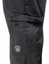 Winco Essentials Each / S / Black Winco UNF-11KS SignatureChef Black Cargo Chef Pants Small | Denson CFE