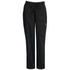 Winco Essentials Each / Small / Black Winco UNF-8KS Solid Black Small Signature Chef Women's Straight-Leg Poly/Cotton Elastic Drawstring Waist Chef Pants With 2 Front Pockets