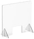 Winco Essentials Each Winco ACSS-3632W Countertop Safety Shield with Window 36 x 32 Inches | Denson CFE