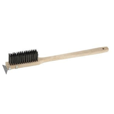 Winco Essentials Each Winco BR-500 20" Heavy Duty Wire Brush with Steel Bristles