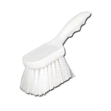 Winco Essentials Each Winco BRN-8P 8 Inch Plastic Scrubbing Brush with Nylon Bristles for Effective Pot Cleaning | Denson CFE