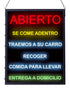 Winco Essentials Each Winco LED-21 All in One Open Sign Spanish Version | Denson CFE