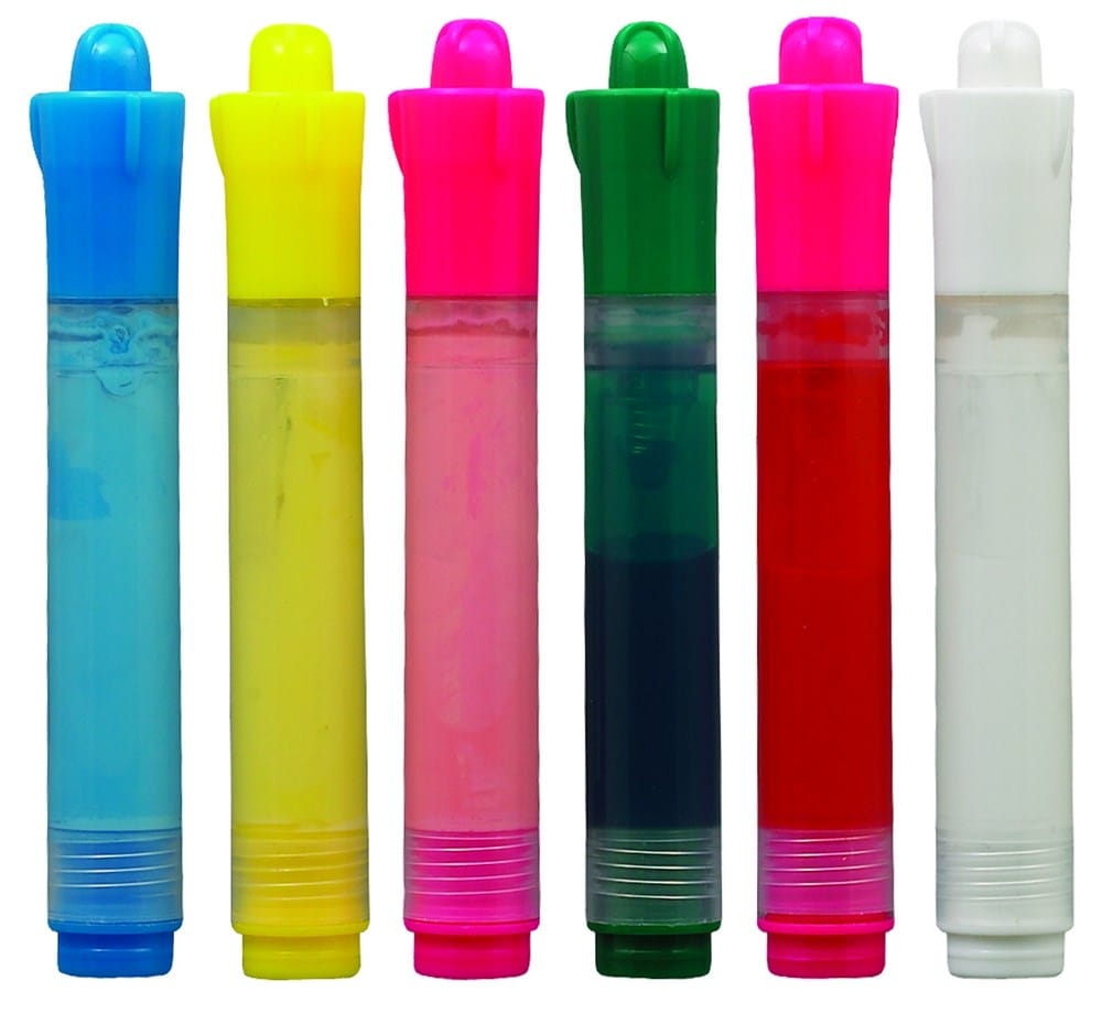 Winco Essentials Each Winco MBM-P Neon Marker Deluxe Pink 12g Ink 1/4 Inch Bullet Point | Denson CFE