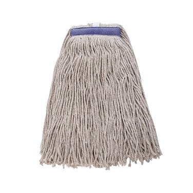 Winco Essentials Each Winco MOP-24WC White Yarn Wet Mop Head 24 Ounce 600 Gram Cut End | Denson CFE