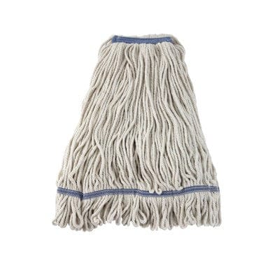 Winco Essentials Each Winco MOP-32W Premium White Yarn Loop End Wet Mop Head 32 Ounce | Denson CFE