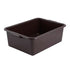Winco Essentials Each Winco PL-7B 7 Inch Dish Box Standard Weight Polypropylene Brown NSF Certified | Denson CFE