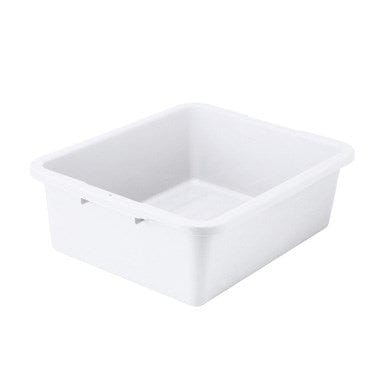 Winco Essentials Each Winco PLW-7W Bus Box – 21" x 17" x 7", White | Denson CFE