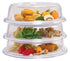 Winco Essentials Each Winco PPCR-9 Clear Round Plate Cover - 9 in Diameter, 2.5 in Height | Denson CFE