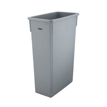 Winco Essentials Each Winco PTC-23SG Slender 23 Gallon Trash Can in Grey | Denson CFE
