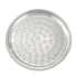Winco Essentials Each Winco STRS-12 12 Inch Stainless Steel Round Serving Tray with Whimsical Swirl Design | Denson CFE