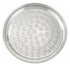 Winco Essentials Each Winco STRS-14 14 Inch Stainless Steel Round Serving Tray with Elegant Swirl Design | Denson CFE