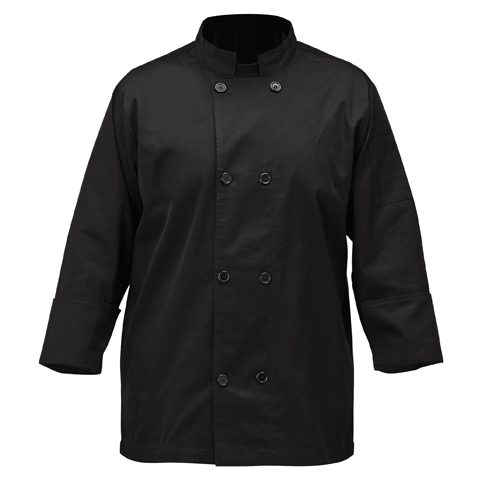 Winco Essentials Each Winco UNF-5KM Chef Jacket, Universal Fit, Double Breasted, Medium - Denson CFE