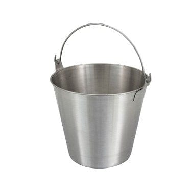 Winco Essentials Each Winco UP-13 13 Qt. Stainless Steel Utility Pail | Denson CFE