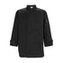 Winco Essentials Each / XL / Black Winco UNF6K Black Tapered Fit Double Breasted Chef Jacket | Denson CFE