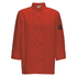 Winco Essentials Each / XL / Red Signature Chef Mulholland Tapered Fit Double Breasted Chef Jacket with Thermometer Pocket | Denson CFE
